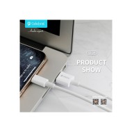 Καλώδιο Micro USB σε USB CELEBRAT CB-24M 2.1A με μήκος καλωδίου 1.2m σε λευκό χρώμα Καλώδιο Micro USB σε USB CELEBRAT CB-24M 2.1A με μήκος καλωδίου 1.2m σε λευκό χρώμα