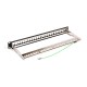 Patch panel POWERTECH NETW-0013 για rack 24-port 1U με εξαρτήματα στήριξης