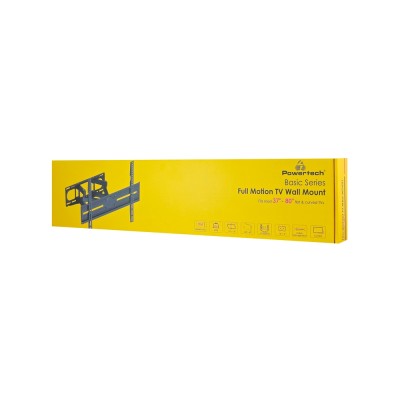 POWERTECH επιτοίχια βάση τηλεόρασης PT-1389, 37-80", έως 40kg, full motion