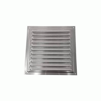 Γρίλλια αλουμινίου με σταθερά πτερύγια VENT GRILLE AKK 300x300mm για εξωτερική τοποθέτηση