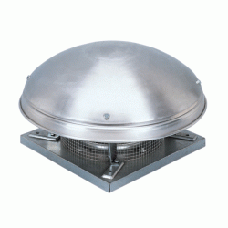 Φυγόκεντρος εξαεριστήρας τζακιού CTHB/4-250 N 280W με δυνατότητα συνεχούς λειτουργίας σε θερμοκρασία έως 120°C και φτερωτή με οπισθοκλινή πτερύγια