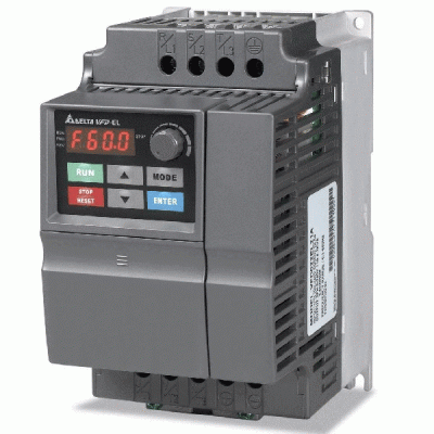 Ρυθμιστής στροφών INVERTER DELTA VFD007EL43A 0,75KW τριφασικό με ενσωματωμένα φίλτρα ΕΜΙ και λειτουργία PID Control