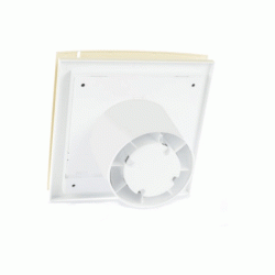 Εξαεριστήρας μπάνιου Φ100 S&P SILENT 100 CHZ IVORY DESIGN-4C 8W 85m³/h με χαμηλή στάθμη θορύβου 26.5dB