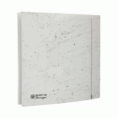 Εξαεριστήρας υψηλής αισθητικής SILENT 100 CZ DESIGN λευκός marble 8w Φ99 με τάμπερ αντεπιστροφής και χαμηλή στάθμη θορύβου Εξαεριστήρας υψηλής αισθητικής SILENT 100 CZ DESIGN λευκός marble 8w Φ99 με τάμπερ αντεπιστροφής και χαμηλή στάθμη θορύβου