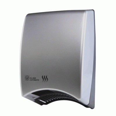 Στεγνωτήρας χεριών SL 2008 AUTOMATIC 1875W σε ασημί χρώμα με φωτοκύτταρο και θερμικό προστασίας