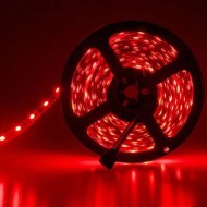 Ταινία LED NANO 5m 4.8W/M 24V DC με κόκκινο χρώμα φωτός κατάλληλη για εξωτερικό χώρο IP65 με πλάτος 8mm