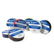Μονωτική ταινία PVC CONTACT ITALIA P192515-BI λευκή αυτοσβηνόμενη γενικής χρήσης