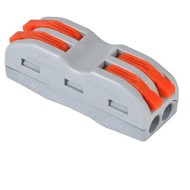 Μπλοκ γρήγορης σύνδεσης με 2P 400V AC 39Χ13.5Χ14 SLP-2