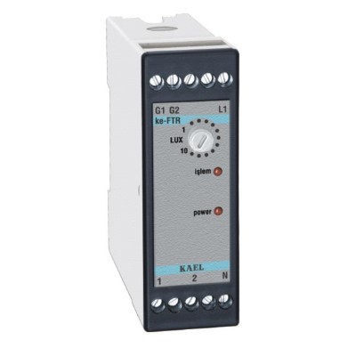 Ανιχνευτής φωτεινότητας ράγας KAEL ke-FTR 1-10Lux 5A 240V AC