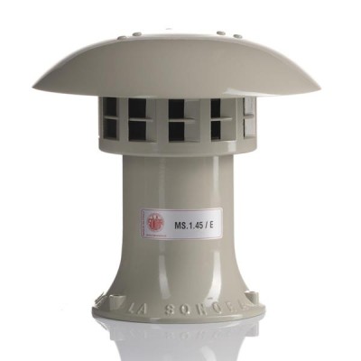Σειρήνα με καπέλο από αλουμίνιο 230V AC/DC MS1.45/E 112Db στεγανή IP44