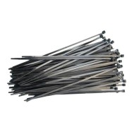 Δεματικά καλωδίων μαύρα Arnocanali F 10025N 100x2.5 αντοχή σε θερμοκρασία 110° συσκευασία 100 τμχ