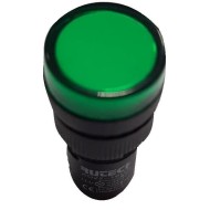 Ενδεικτική λυχνία led AD22-16DG πόρτας πίνακος 230V Φ16mm πράσινη Xindali