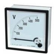 Αναλογικό βολτόμετρο TC9610 πόρτας-πινάκων DC από 0 έως 100VDC 96x96mm