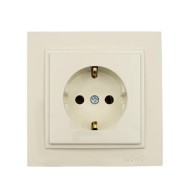 Πρίζα σούκο Mono Electric κρεμ σειρά Despina