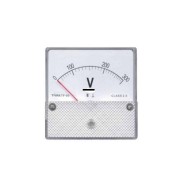 Αναλογικό βολτόμετρο TC6550 πόρτας-πινάκων DC από 0 έως 50VDC 60x60mm