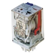 Ρελέ τύπου λυχνίας 10A CARLO GAVAZZI RCP11003 3C/O 230V AC 11 ποδιών με κλειδί συγκράτησης & LED