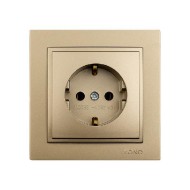 Πρίζα σούκο Mono Electric τιτάνιο Despina Metallic