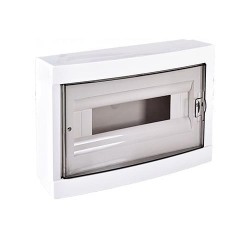 Πίνακας επίτοιχος με πόρτα 1 σειράς 12 modules MD9306 IP40 για ηλεκτρολογικές εγκαταστάσεις 