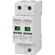 Αντικεραυνικό γραμμής 230/320V AC τύπου 1 (B) 35kA μονοφασικό 1P+N 1.0/2.0kV για φωτοβολταϊκά