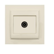 Πρίζα TV τερματική Mono Electric κρεμ σειρά Despina