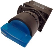 Διακόπτης περιστροφικός SDL16-EKL261 με LED εντολής 0-1 Φ22 φωτιζόμενος μπλε ESSEN