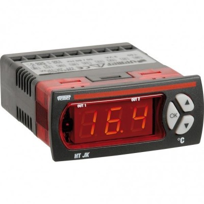 Ψηφιακό θερμόμετρο πίνακα 12-24V VEMER HT-JK-1P3D για θερμοστοιχείο J-K-L-R-S-T-E-N 0-400°C 33x75mm Ψηφιακό θερμόμετρο πίνακα 12-24V VEMER HT-JK-1P3D για θερμοστοιχείο J-K-L-R-S-T-E-N 0-400°C 33x75mm