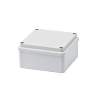 Κουτί χειρισμού εξωτερικό Marlanvil 005PL 100X100X50mm με αδιαφανές καπάκι στεγανό IP66 τετράγωνο