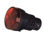 Βομβητής με LED BUZZER Φ30 12VAC/DC 90dB AD22-30MSD