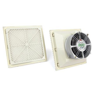 Aνεμιστήρας FKL6625.230 για πίνακα με φίλτρο RAL7035 στεγανός IP54 230m3/h 230V 256x256mm