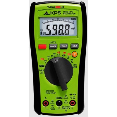 Ψηφιακό πολύμετρο TRUE RMS DMM 3000 με οθόνη LCD 6000c αυτόματη κλίμακα και αυτόματο σβήσιμο Ψηφιακό πολύμετρο TRUE RMS DMM 3000 με οθόνη LCD 6000c αυτόματη κλίμακα και αυτόματο σβήσιμο