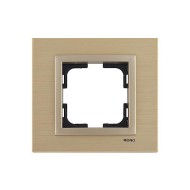 Πλαίσιο μονό MONO ELECTRIC style aluminium τιτάνιο οριζόντιας ή κάθετης τοποθέτησης