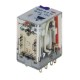 Μικρορελέ τετράγωνο 10A CARLO GAVAZZI RMIA210 2C/O 110V DC 8 ποδιών με ενσωματωμένο LED
