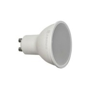 Λάμπα LED GU10 8W 230V με θερμό λευκό φως 3000Κ δέσμη 105° ντιμαριζόμενη με ματ κάλυμμα