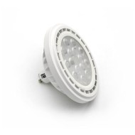 Λάμπα LED με ντουί AR111 GU10 15W PC με λευκό σώμα 230VAC 4000Κ με ενδιάμεσο λευκό φως με δέσμη 36°