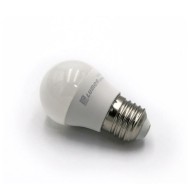Λάμπα led G45 Ε27 σφαιρική 8W 230V 6200k ψυχρό  φως δέσμης 220° 800lm με ματ κάλυμμα