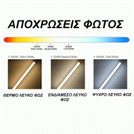 Λάμπα LED GU10 4W 220-240V  χρώμα φωτός κίτρινο δέσμης  38° Ø50mm