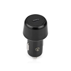 Universal φορτιστής αυτοκινήτου USB-C 3.0A PD45W σε μαύρο χρώμα με τεχνολογία Smart IC