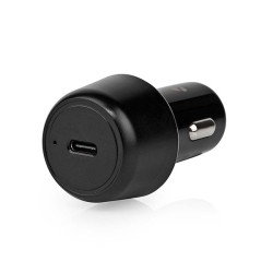 Universal φορτιστής αυτοκινήτου USB-C 3.0A PD45W σε μαύρο χρώμα με τεχνολογία Smart IC
