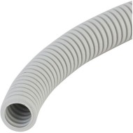 Domo spiral M/T μεσαίου τύπου 750Ν Φ20 U-PVC γκρι για ηλεκτρολογικές εγκαταστάσεις με προστασία UV 