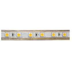 Led ταινία 5m 14.4W/m 230VAC 10mm  ψυχρό λευκό 6500Κ φως IP20 μη στεγανή αυτοκόλλητη κατάλληλη για εσωτερικό χώρο