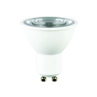 Λάμπα led GU10 COB 5W 230V AC 4000k ενδιάμεσο λευκό φως δέσμης 10° 490lm Ø50mm