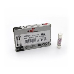 Φυσίγγιο κυλινδρικό υπερταχείας 10Α aR DF 10x38mm Φυσίγγιο κυλινδρικό υπερταχείας 10Α aR DF 10x38mm