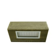 Led φωτιστικό επίτοιχο ορθογώνιο ρουστίκ 1.6W θερμό φως μονής κατεύθυνσης 24led 230V στεγανό IP54