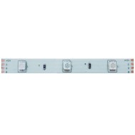 Tαινία LED μήκους 5m 7.2W/M 12V DC με δυνατότητα  εναλλαγής χρωμάτων RGB  με πλάτος 10mm κατάλληλη για εσωτερικό χώρο IP20