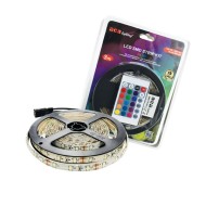 LED ταινία SMD STRIP KIT με μήκος 3m IP65 RGB με ασύρματο κοντρόλ & 12V DC plug driver