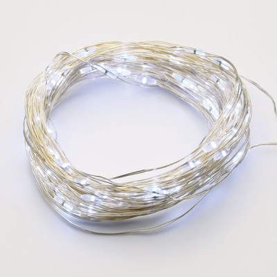 100 LED λαμπάκια 2,25W σε σειρά με χρονοδιακόπτη με ασημί καλώδιο χαλκού & μπαταρίες 3xAA IP44 με μήκος 10m 100 LED λαμπάκια 2,25W σε σειρά με χρονοδιακόπτη με ασημί καλώδιο χαλκού & μπαταρίες 3xAA IP44 με μήκος 10m