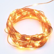 50 LED λαμπάκια 3W με θερμό λευκό χρώμα φωτός χάλκινο με μπαταρίες 3xAA IP20 & μήκος 5m+10cm 50 LED λαμπάκια 3W με θερμό λευκό χρώμα φωτός χάλκινο με μπαταρίες 3xAA IP20 & μήκος 5m+10cm