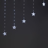 222 LED λαμπάκια κουρτίνα ΄ψυχρό χρώμα φωτός STARS με διάσταση 3m x1.2m & 8 προγράμματα IP20 222 LED λαμπάκια κουρτίνα ΄ψυχρό χρώμα φωτός STARS με διάσταση 3m x1.2m & 8 προγράμματα IP20