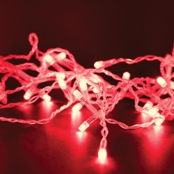180 LED λαμπάκια σε σειρά ανά 5cm σε κόκκινο χρώμα φωτός & 8 λειτουργίες IP44 με μήκος 3m 180 LED λαμπάκια σε σειρά ανά 5cm σε κόκκινο χρώμα φωτός & 8 λειτουργίες IP44 με μήκος 3m