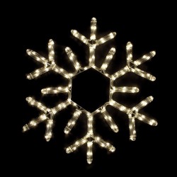 Επίστυλο σχέδιο SNOWFLAKE με 144 LED 6m φωτοσωλήνα με θερμό χρώμα φωτός & λειτουργία FLASH IP44 56cm Επίστυλο σχέδιο SNOWFLAKE με 144 LED 6m φωτοσωλήνα με θερμό χρώμα φωτός & λειτουργία FLASH IP44 56cm